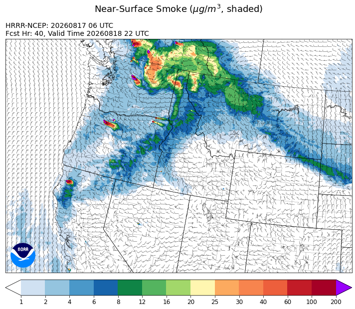 HRRR Smoke Model